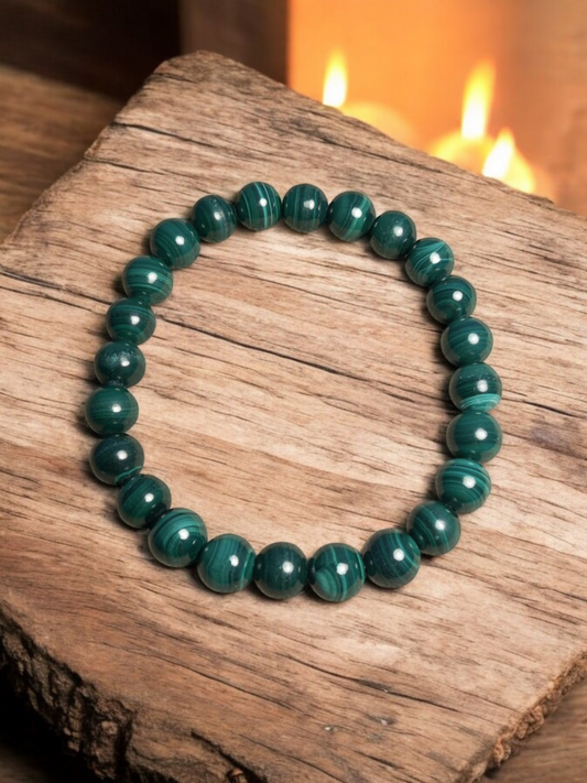 Bracelet Malachite 8mm