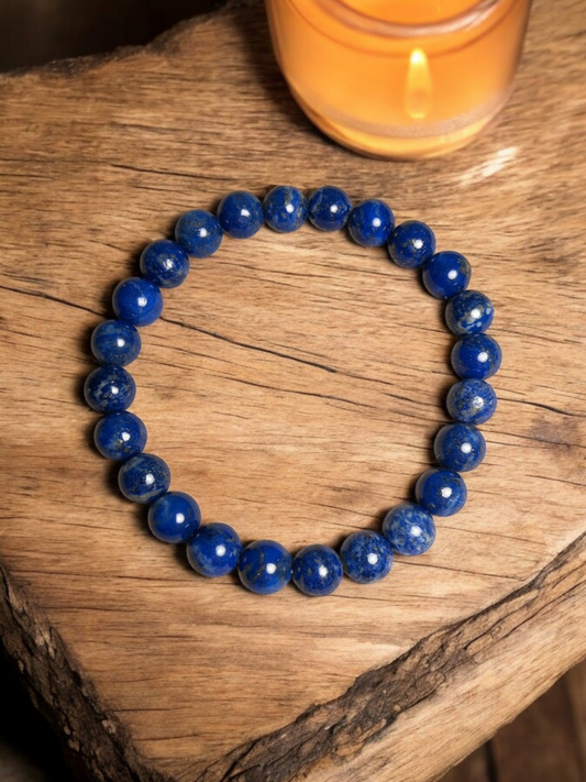 Bracelet Lapis-lazuli 8mm